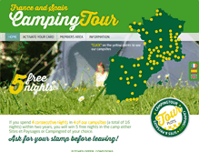 Tablet Screenshot of campingtour.info